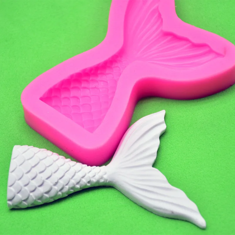 Cake Mold Silicone Mermaid Fishtail Shape Fondant Mold DIY Baking Chocolate Cake Decor Tool TN88 Cake Mold Silicone Mermaid Fishtail Shape Fondant Mold DIY Baking Chocolate Cake Decor Tool TN88