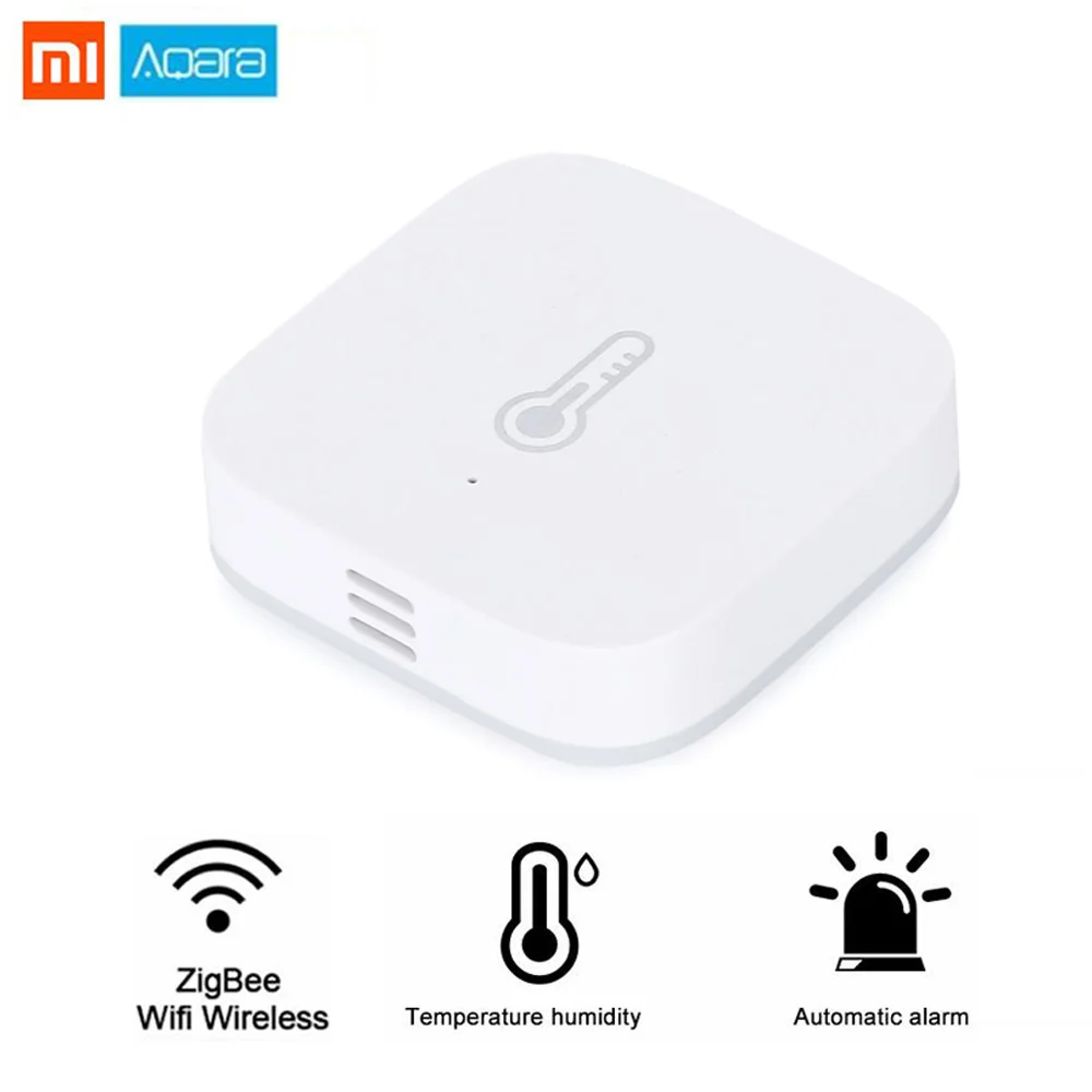 Xiaomi Aqara датчик температуры и влажности окружающей среды давление воздуха Mijia умный дом Zigbee беспроводной контроль через шлюз Mihome