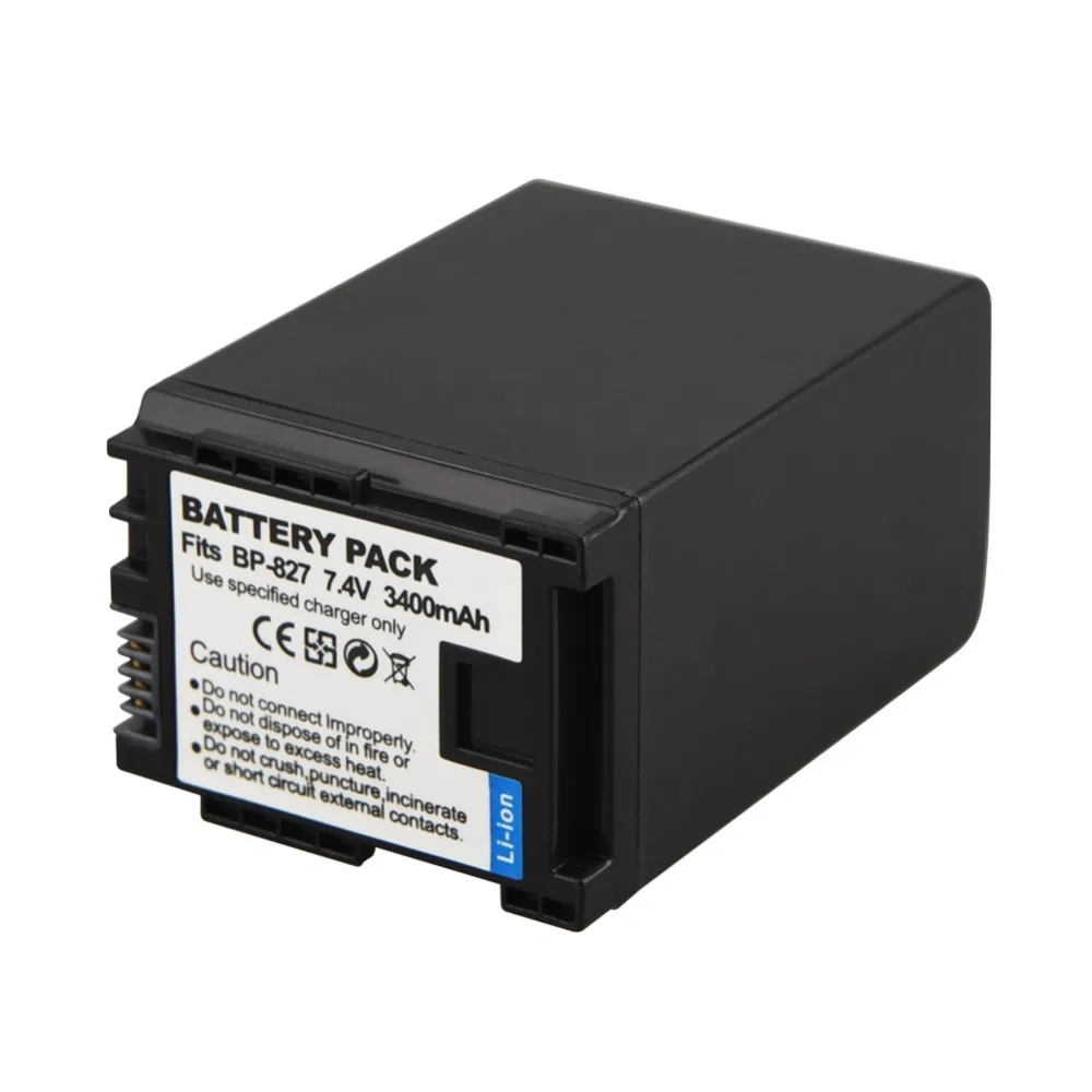 PATONA Batteria BP-808 890mAh Per Canon - Compatibile Con Videocamere HG-21, HF11, FS-10 - Foto 9