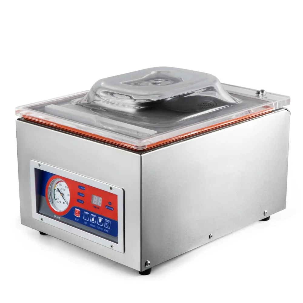 VEVOR Commercial Kitchen Food Chamber Tabletop Seal Vacuum Packaging Machine Seal Bar