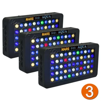 

3PCS 165W LED Aquarium Light Dimmable Reef Coral Grow Tank Lamp Full Spectrum