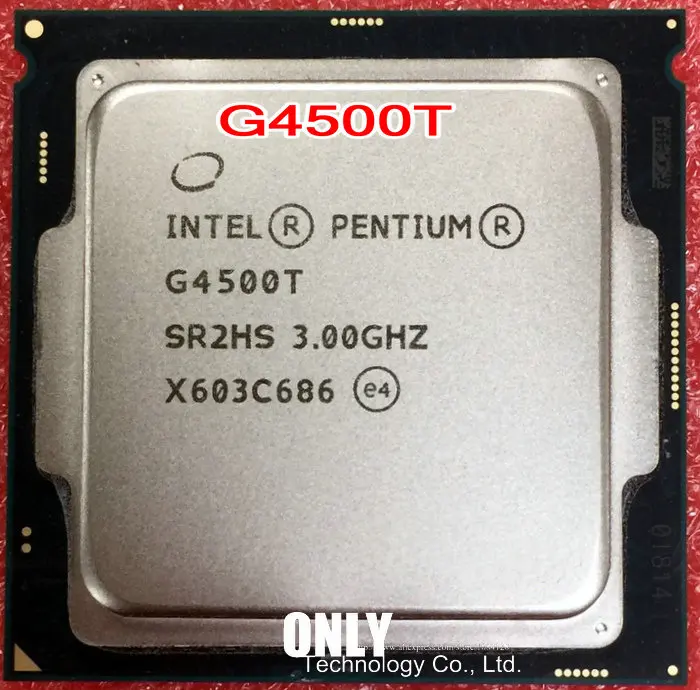 Intel G4500T es CPU 2.9G 2Cores 4Threads B0 1151 14NM