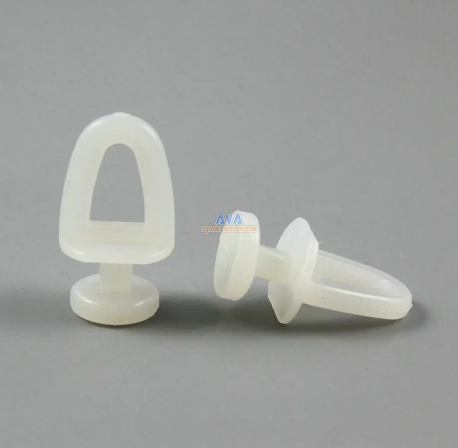 

200 Pieces Curtain Track Roller Curtain Track Slide Gliders 10x24mm
