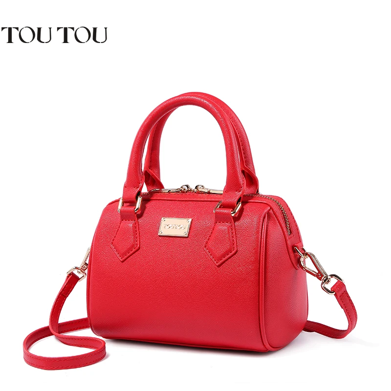 A1614 TOUTOU мини Бостон Подушка Pack сумка Для женщин Crossbody torebka bolsa feminina сумки через