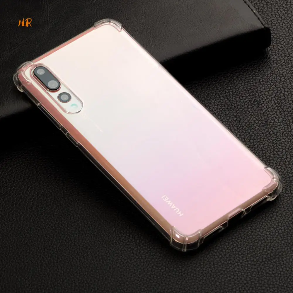 100 шт. прозрачный силиконовый чехол для huawei P20 Lite P20 Pro P20 плюс P10 Lite P8 LITI ясно Гибридный противоударный бампер