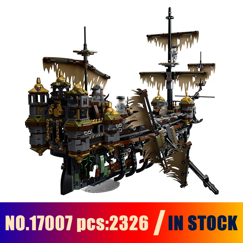 Модели Building Toy Slient Mary набор 2344 шт. 16042 строительные блоки Совместимые Пираты