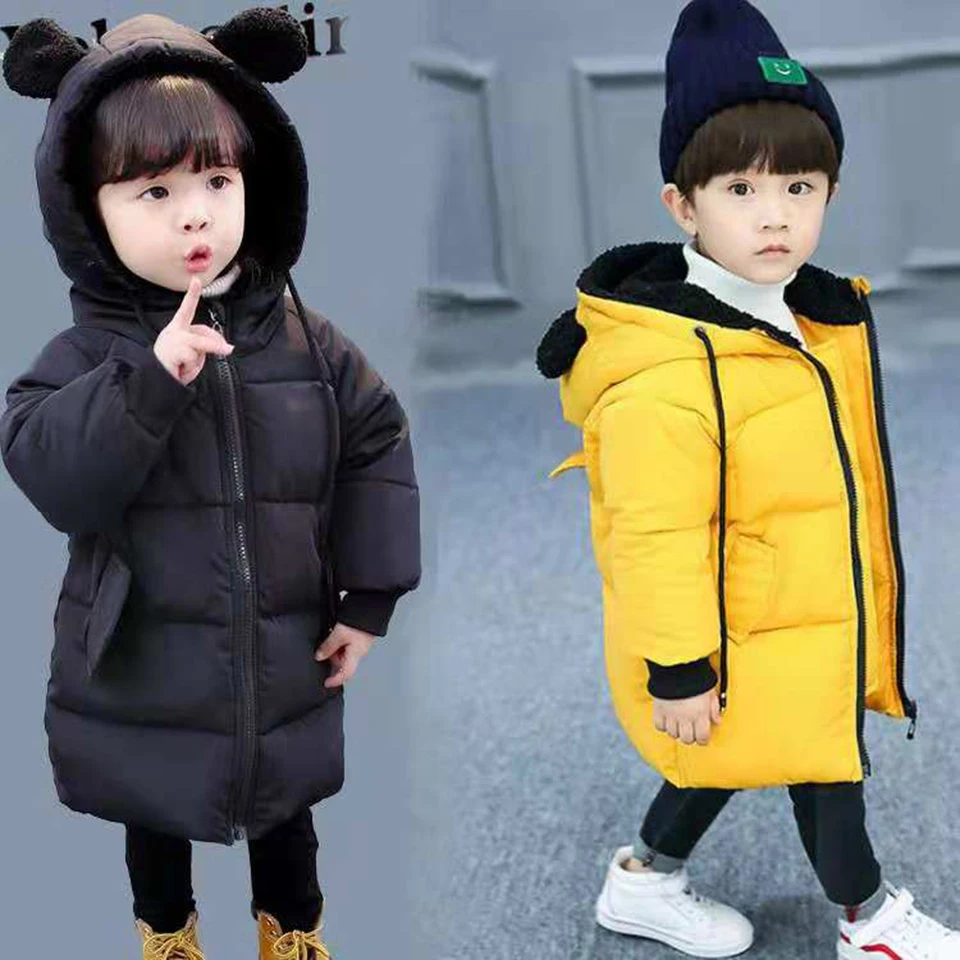 

Russia Winter -20 Kids Winter 18M-8 Yrs Baby Girls Boys Down Jackets Warm Parkas Coats Boys Girl Kids Clothes Three Colors
