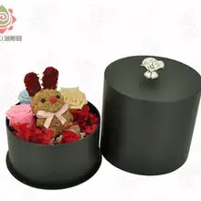 Дизайн бумажная коробка с крышкой для свечи упаковка, бумаги свеча цилиндр коробка