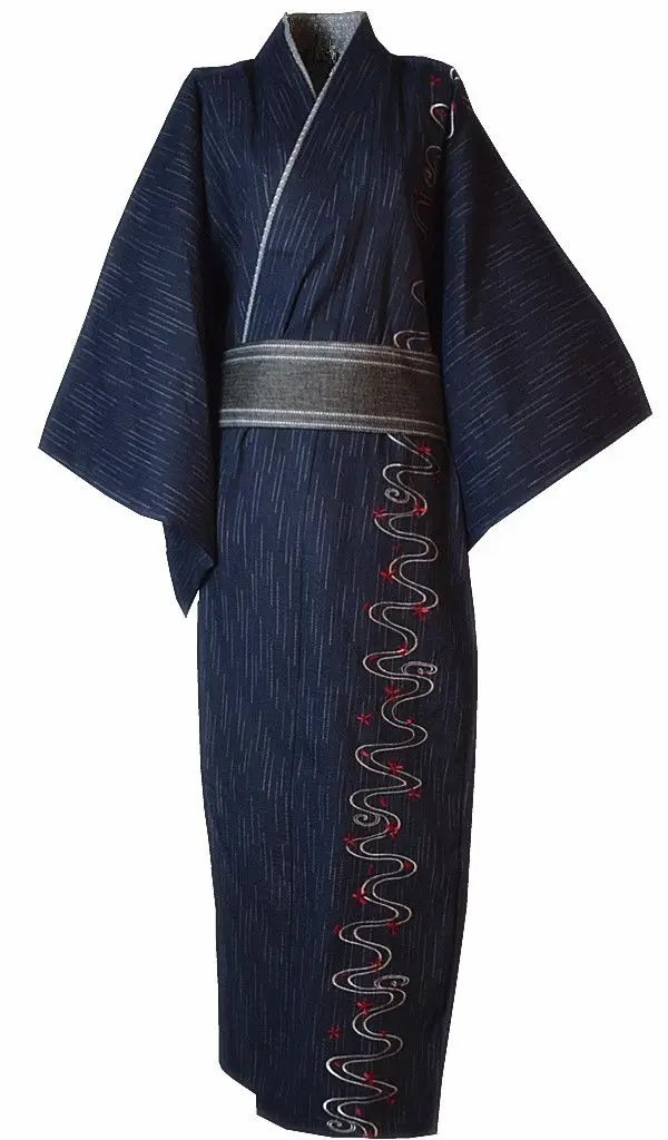 3 шт./компл. кимоно костюм традиционные японские кимоно с Оби Пояс Для Мужчин's хлопковые банные халаты юката Для мужчин платье-кимоно для сна 022804