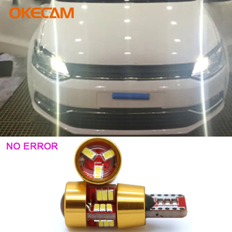 2 шт. автомобильная лампа Canbus T10 W5W для VW Polo Golf 4 7 5 6 GTI Beetle Passat B6 B5 CC Bora Jetta MK5 MK6 Touareg