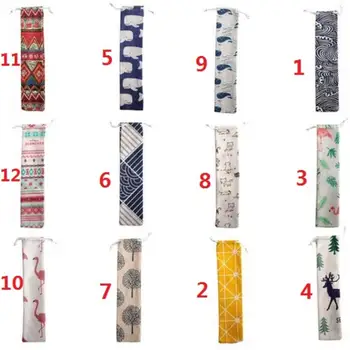 

Drawstring Bag Portable Tableware Bag Cotton And Linen Travel Storage Bag Drawstring Bag Tea Non-Woven Drawstring Bag Spoon Chop