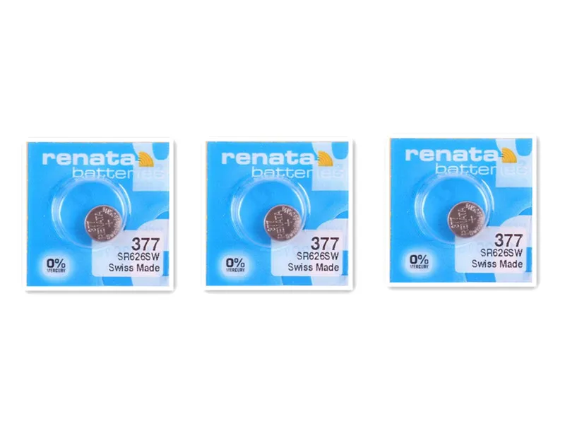 3 X батареи часов renata с оксидом серебра 377 SR626SW 626 1 55 V % оригинальный бренд батарея |
