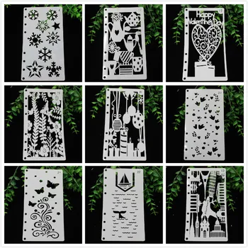 

KSCRAFT 1 Sheet Layering Stencils for DIY Scrapbooking/photo album Decorative Embossing DIY Paper Cards Crafts