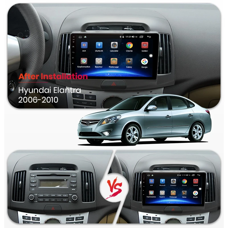 Top AWESAFE 4G+64G Android 8.1 CarPlay DSP Car Radio Multimedia Video Player Navigation GPS WiFi 2 din For Hyundai Elantra HD 2010 1 Top AWESAFE 4G+64G Android 8.1 CarPlay DSP Car Radio Multimedia Video Player Navigation GPS WiFi 2 din For Hyundai Elantra HD 2010 1