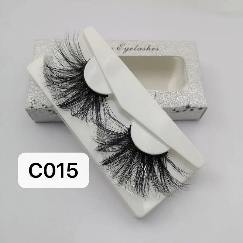 

100% Mink Eyelashes False Eyelashes Crisscross Natural Fake lashes Length 30 mm Makeup 3D Mink Lashes Extension Eyelash Beauty