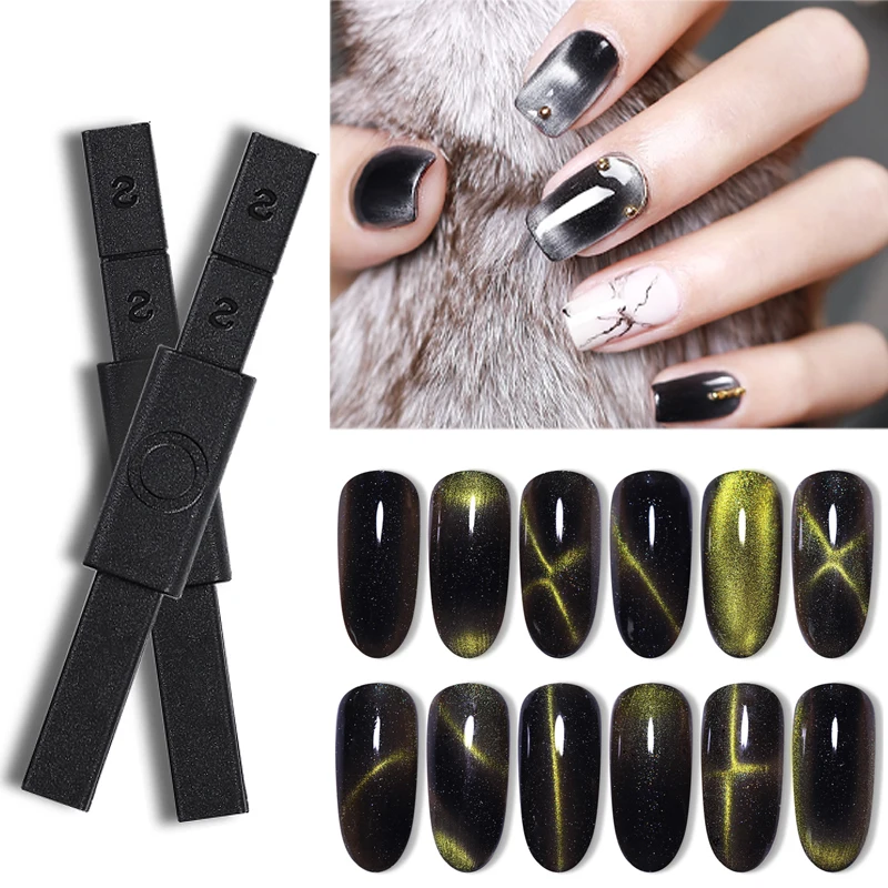 

1Pc Cat Eye Gel Polish Nail Magnetic Stick Multifunction Thick Strong Magnet 3D Designs Manicure Nail Art Varnish Tools