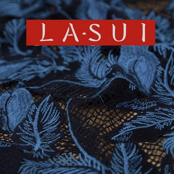 

Lasui Heavy - duty two - color 3D grid water - soluble soft lace fabric Women dress stitching cloth fabric diy S0041