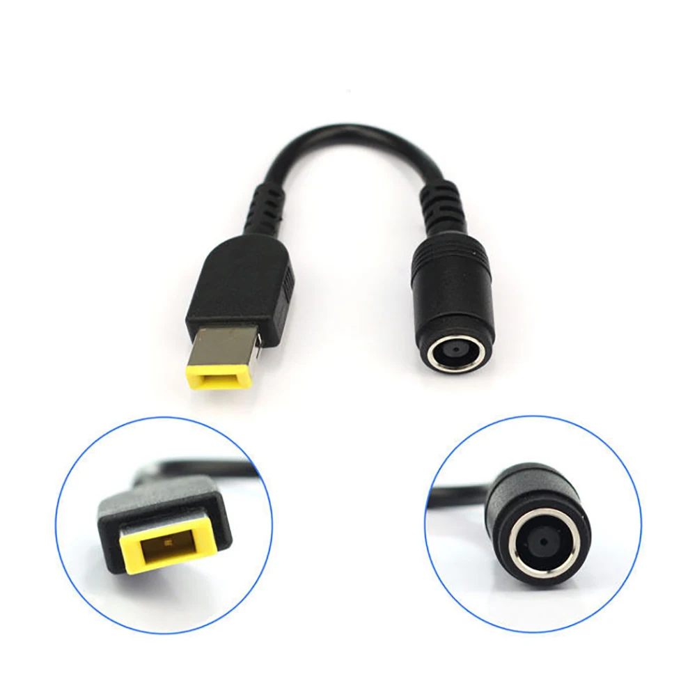7.9mm Round Jack to Square End Adapter Pigtail for IBM Lenovo Thinkpad Ultrabook |