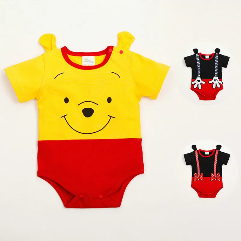Baby Clothes Cute Cartoon Newborn Clothing Cotton Triangle Conjoined Harry Cute Mouse Kid Crawl Suit Baby Clothes Cute Cartoon Newborn Clothing Cotton Triangle Conjoined Harry Cute Mouse Kid Crawl Suit