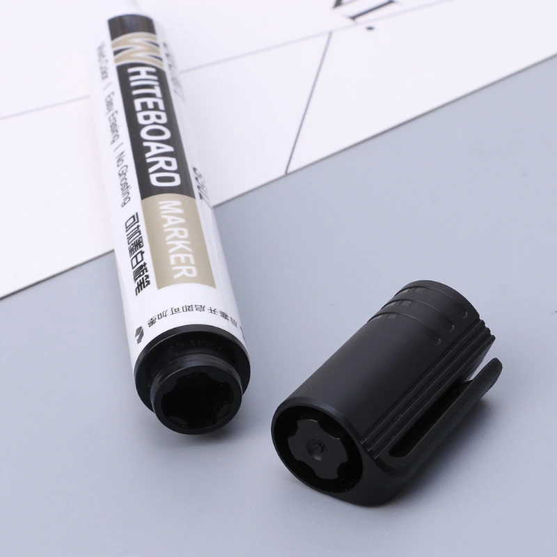 1Pc Whiteboard Marker Pen Erasable Dry-Erase Sign Ink Refillable Office Supplies