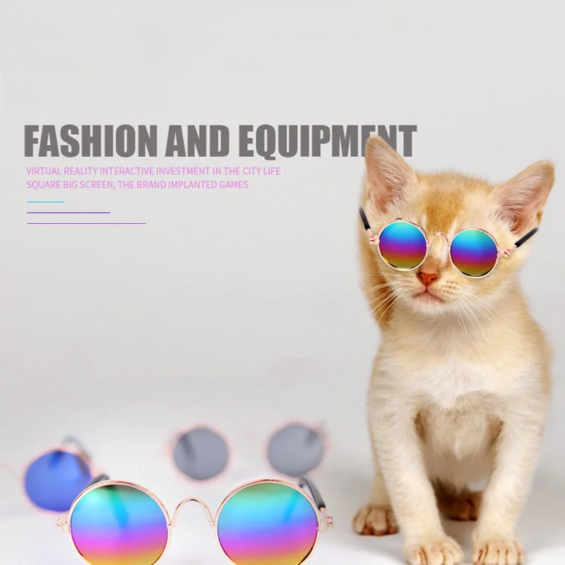 

1pcs Pet Cat Dog Glasses Pet Decorations For Little Dog Cat Eye-wear Dog Sunglasses Photos Props Accessories Pet Summer Supplies