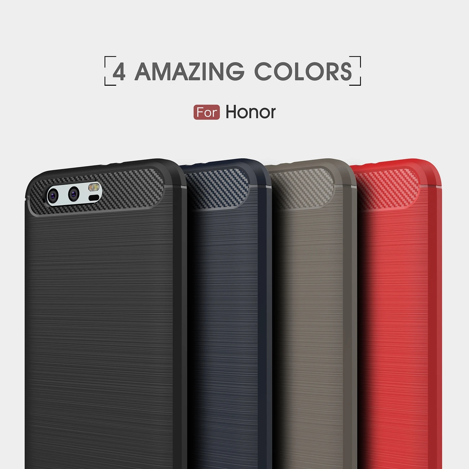 

Soft Silicone Carbon Fiber Case For Huawei Honor 9 8 Honor 4C Pro P8 P9 Lite 2017 TPU Phone Back Cover For Huawei P10 Lite Plus