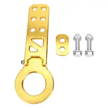 Car Aluminium Alloy Front Trailer Towing Hook Ring Set Fit for HONDA CIVIC CRX Golden Cars Auto Towing tools