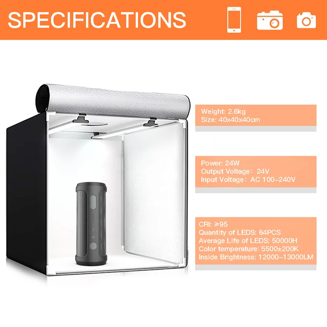 Havox hpb80xd photo studio light box deals