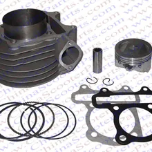 Производительность GY6 59 мм комплект поршневых колец цилиндра(комплект большого диаметра) изменение 125CC на 158CC Kazuma Jonway ATV Quad Scoote багги