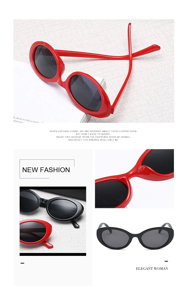 Маленькие овальные солнцезащитные очки для женщин, винтажные очки, брендовые дизайнерские солнцезащитные очки «кошачий глаз», женские ретро очки Oculos De Sol