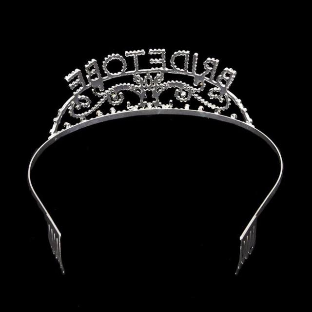 Glittered “Bride to Be” Crown