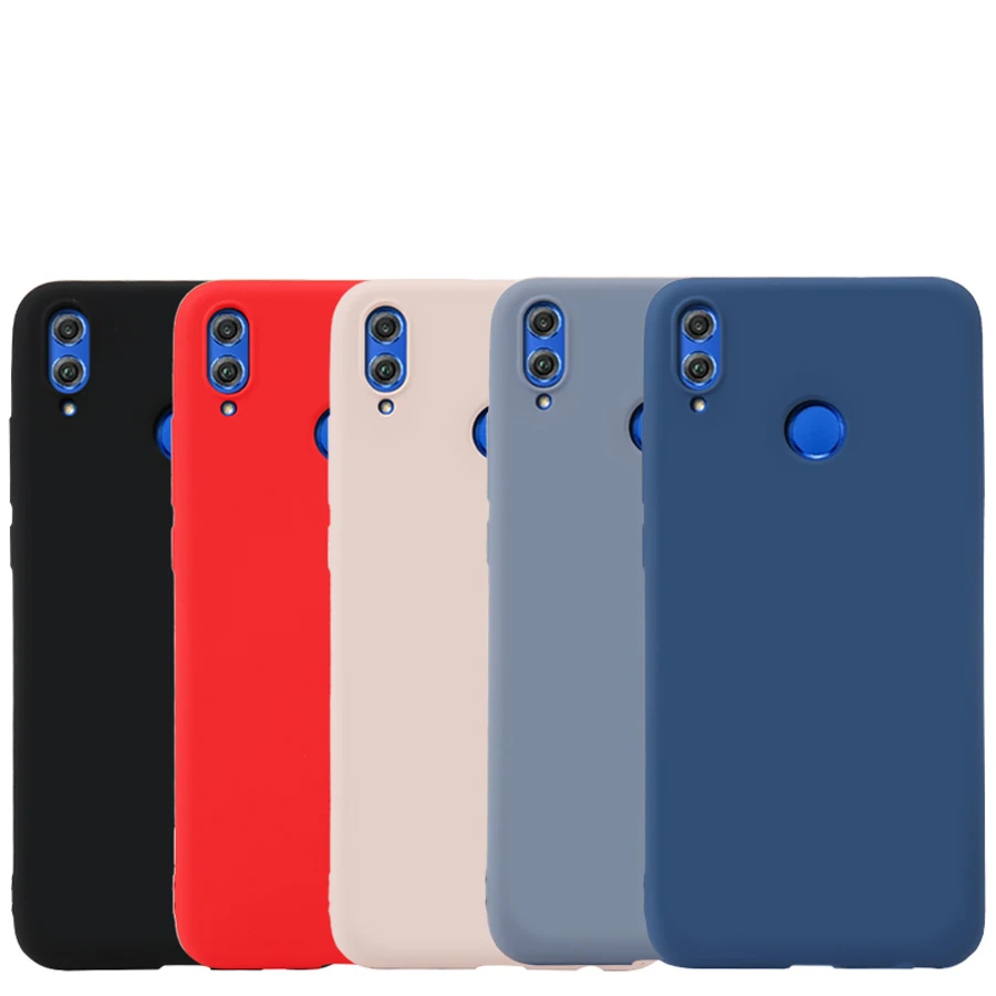 

case for huawei honor 8x 8x max case cover fashoin candy color liquid silicon soft protective phone bag case for huawei honor 8x