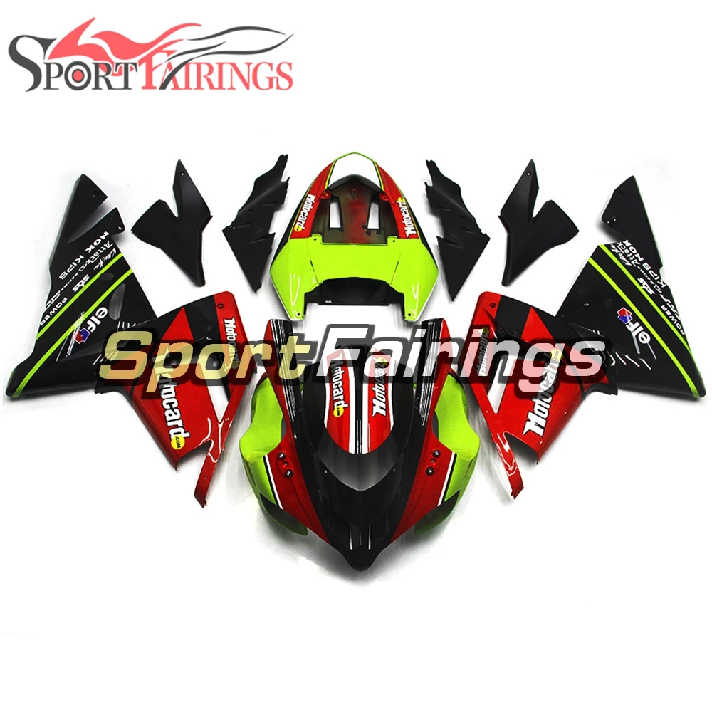 Мотоциклетные Обтекатели для Kawasaki ZX10R фотогодов 04 05 2004 2005 комплект обтекателей из
