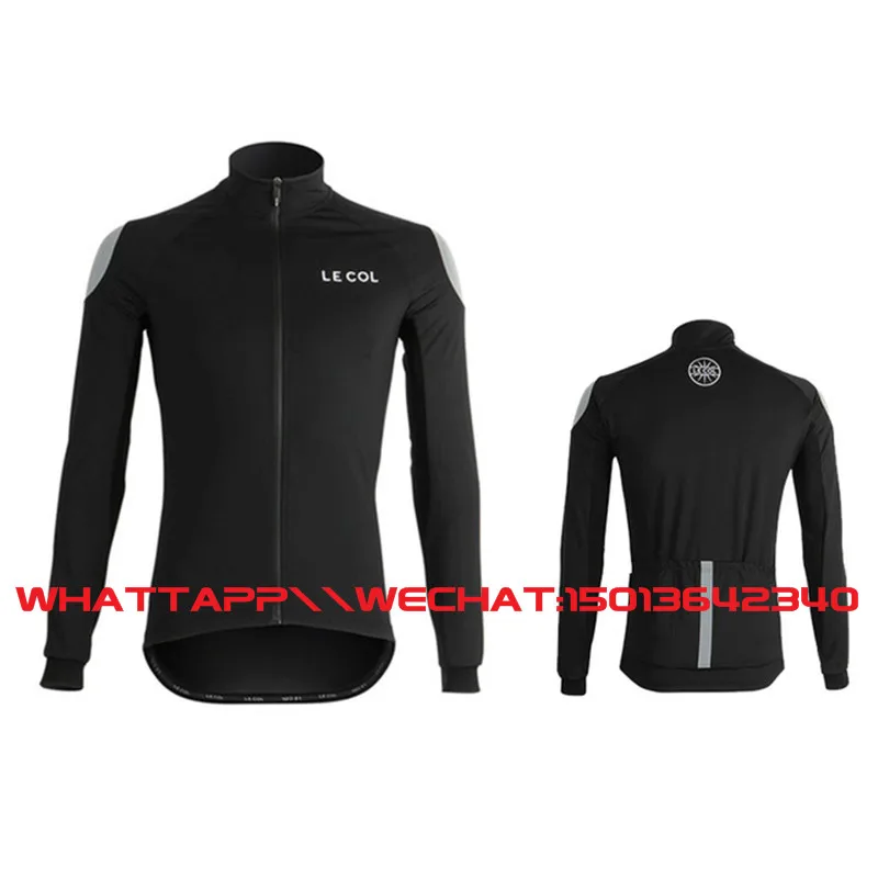 new Wiggins LE COL men's high quality spring thin long sleeve professional team cycling bicycle tight shirt thin fabric - Цвет: 3