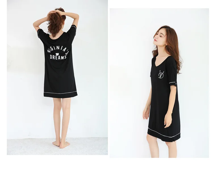 modal cotton nightgown