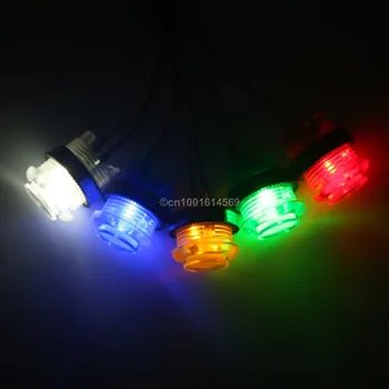 

6pcs/lot illuminated Arcade Push Button 5V LED Arcade Button With Microswitch To Arcade Machine Game & PC Controller Games Parts
