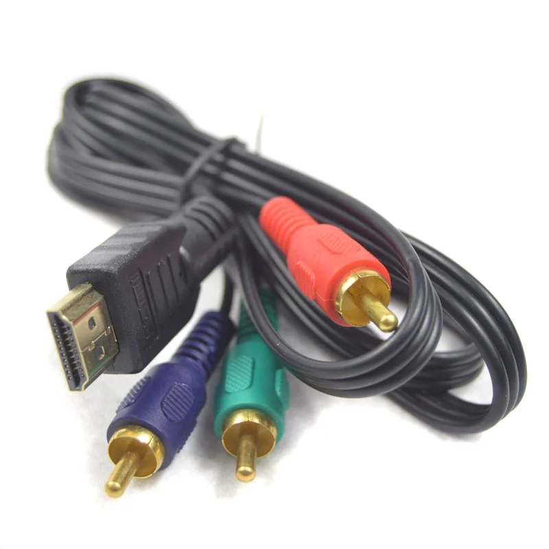 BrankBass 1M 3FT Video Component Convert Cable HDMI To 3RCA 3 RCA ...