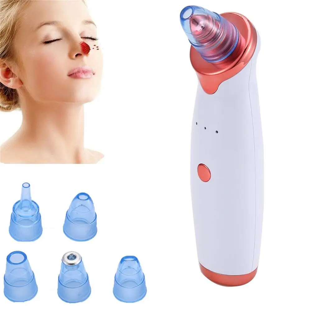 

Electric Facial Pore Cleaner Acne Blackhead Removal Extractor Machine USB Rechargeable Skin Cleaner Beauty Tool Kit