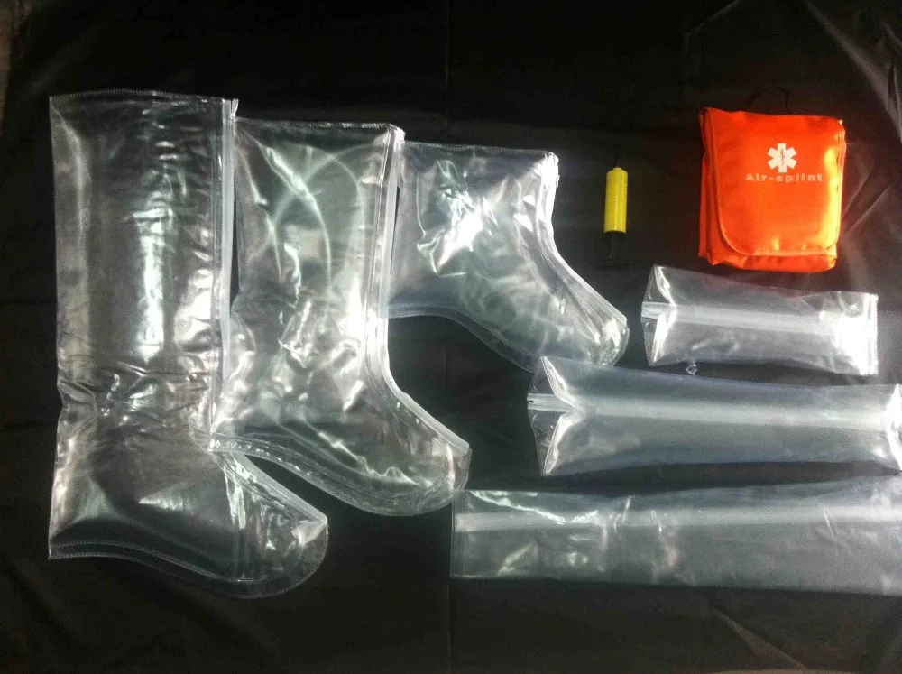 Inflatable Splint set Kit for First Aid use Air Splintin Self Defense