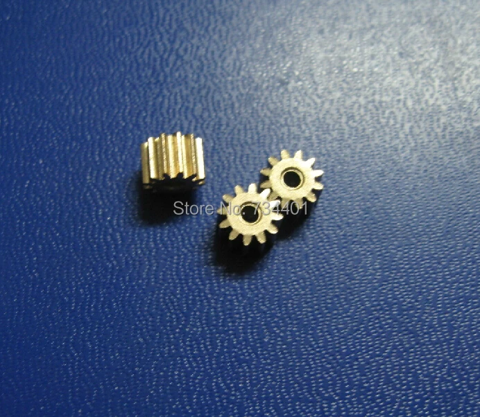 Motor gear, copper gear, 0.5 module, 12 teeth, inner diameter of 2, thickness 5mm/Meat Grinder Parts etc.