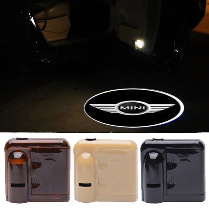 

KUNBABY 1Pair Wireless LED Welcome Car Door Welcome Light Car Styling For Mini Cooper R36 R56 R57 Accessories