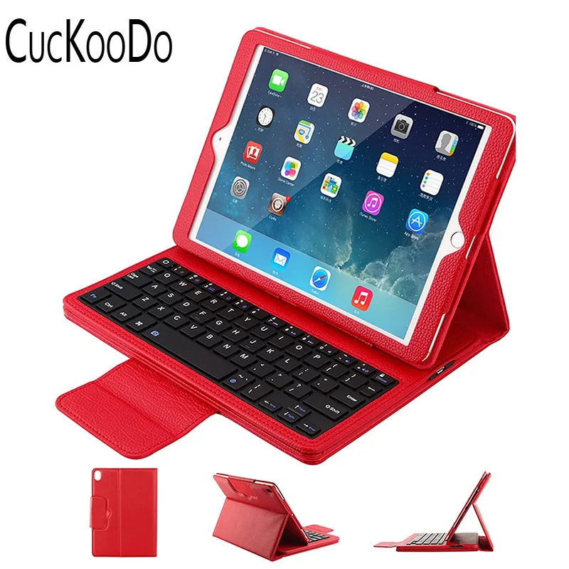 CucKooDo For iPad Pro 10.5'',Removable Bluetooth Keyboard Case Flip