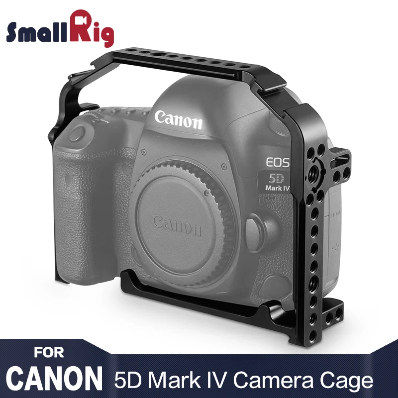 

SmallRig Camera Cell for Canon 5D Mark IV cage With Nato Rail Bulit In Arca Quick Release plate 1900