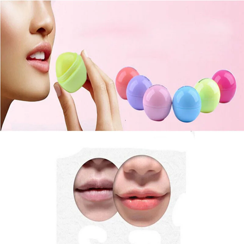 Cute Anti cracking Moisturizing Lip Cream Natural Plant Sphere Lip Balm