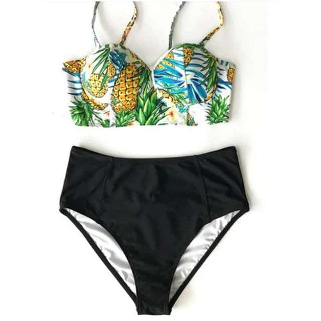 Cheap 2018 Women Bikini Swimwear Bathing Suit Triangle Print High Waist Swimsuit Bandage One-Piece Suits Brazilian Cheap 2018 Women Bikini Swimwear Bathing Suit Triangle Print High Waist Swimsuit Bandage One-Piece Suits Brazilian