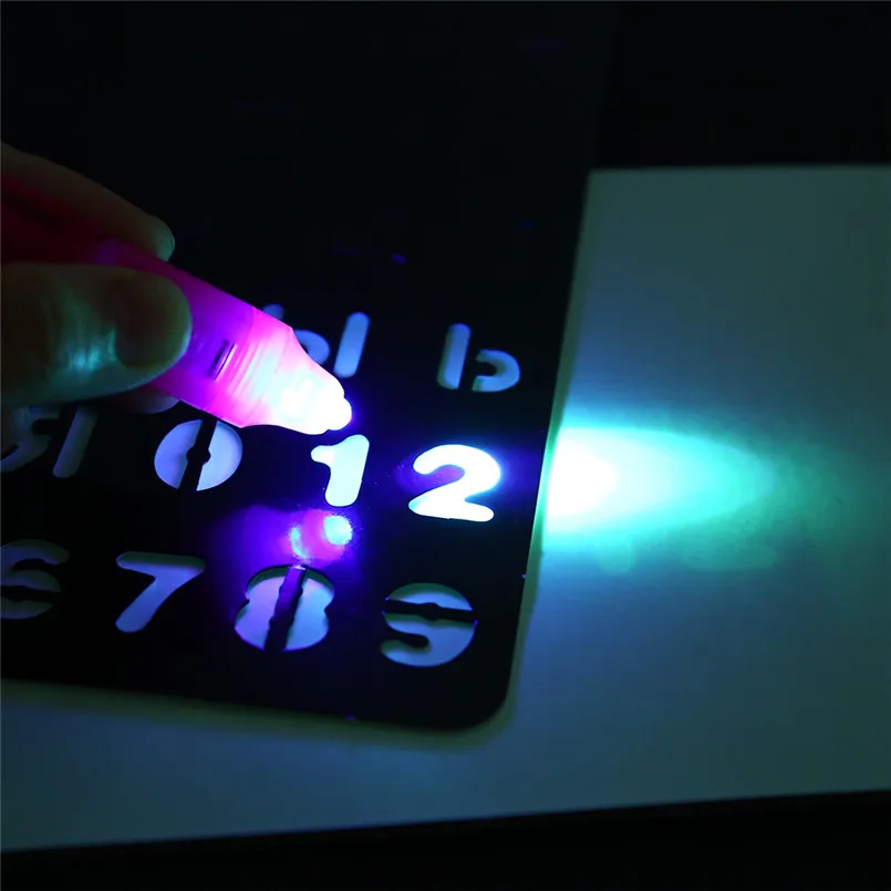 Fluorescent luminous board toy Draw With Light-Fun And Developing Toy And Developing Toy Big Pack 1Pen  Set juguetes #4j19 (14)