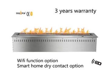

36 inch Smart Remote control intellgent silver or black chimeneas interior