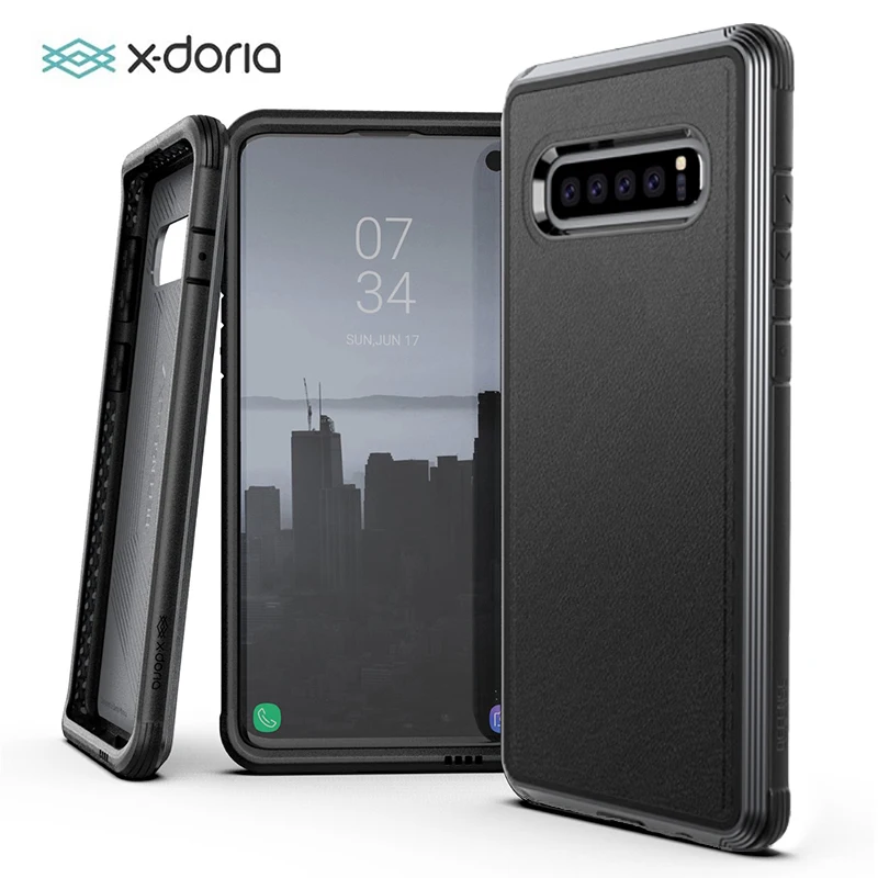 X-Doria Defense Lux чехол для samsung Galaxy S10 Plus S10e военный класс падение протестированный анодированный алюминиевый чехол для S10 Plus