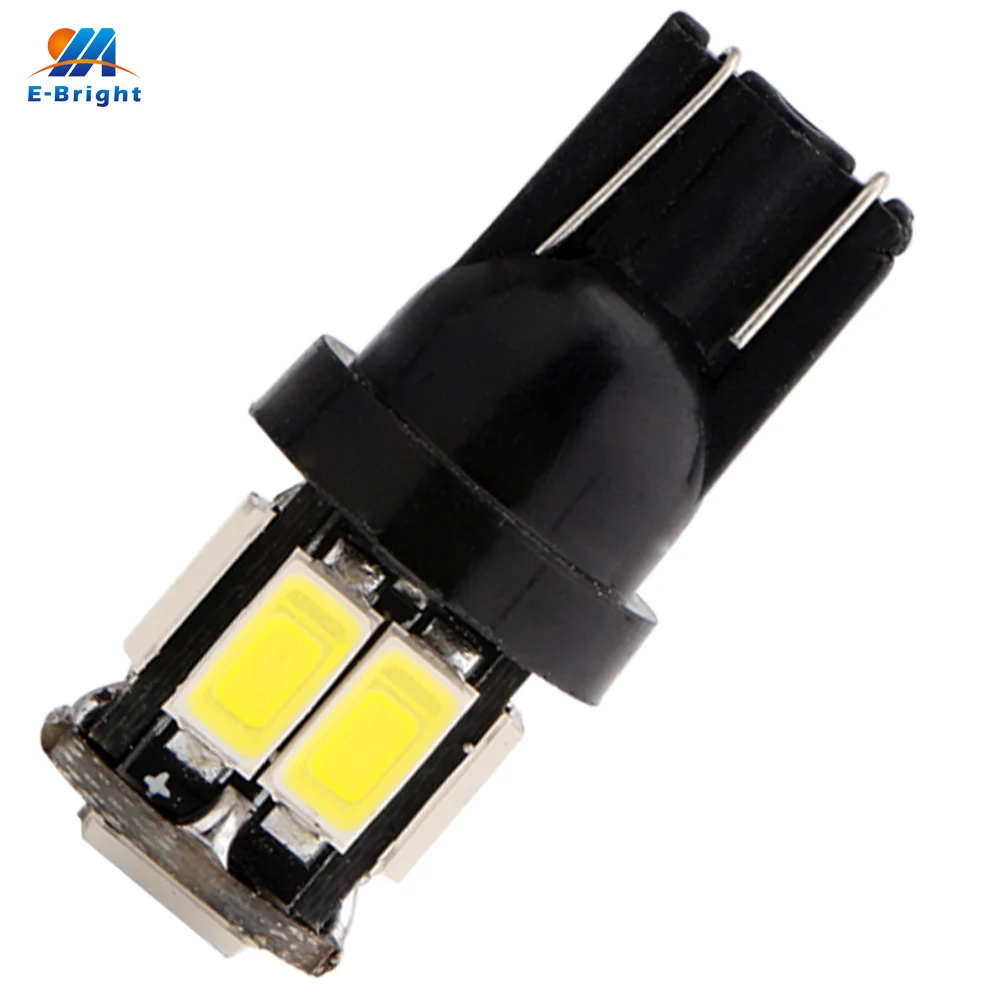 

YM E-Bright 300Pieces T10 5630 10 SMD 194 168 W5W Reading Light 12V Led Wedth Lights Led White Blue Red Amber 250Lumens 10 Leds