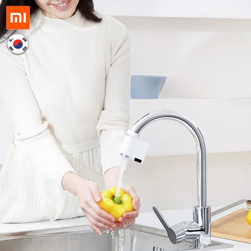 Xiaomi автоматическое сенсорное инфракрасное Индукционное устройство для экономии воды раковина кран кухня ванная комната Qverflow датчик устройства